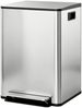 HOMCOM Mülltrennsystem Treteimer mit Softclose-Deckel, 2 Fächer, Soft-Close, Fingerabdruckfrei Bild 2