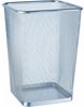 Alco Papier-Abfallsammler lackiertes Metall gelocht silber Bild 1
