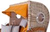 Strandkorb Komplettset - bene living - Ammersee Grande XL Teak - PE shell - Modell 586 - inkl. Liftersystem Bild 4