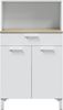 habeig Küchenbuffet Küchenschrank, Singleküche, Mehrzweckschrank, weiß, gross Tiefe ca. 40 cm Bild 2