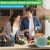 YourCasa Biomülleimer Küche 6L für alltäglichen Biomüll Spülmaschinenfest mit Sieb, Spülmaschinenfest, 6L Fassungsvermögen Bild 2