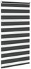 vidaXL Doppelrollo Schwarz 85x100 cm Stoffbreite 80,9 cm Polyester 4014206 Bild 4