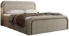 Compleo Boxspringbett Kontinentalbett mit Bonell-Federkern, rundes Kopfteil (Topper als Option, Stoff: PUENTE oder QUELLE), Designerbett, Japandi und Modern Schlafzimmer, Jugendzimmer Bild 2
