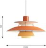 PH 5 Mini Pendelleuchte Hues of Orange Bild 2