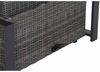 Siena Garden Corido Loungetisch 160 x 90 cm Gardino®-Geflecht charcoal grey Keramik Bild 4