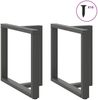 vidaXL Esstischbeine T-Form 2 Stk. Anthrazit 80x35x(72-73) cm Stahl 4013062 Bild 3