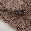 Hochflor Teppich Lux rechteckig - 120x170 cm - Mokka Bild 5
