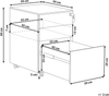 Büroschrank CAMI Metall Cremeweiß Bild 2