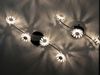 LED Deckenstrahler BLOOM 3-flammig, Metall in Blattsilber, Breite 50cm Bild 3