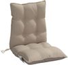 vidaXL Niedriglehner-Auflagen 6 Stk. Taupe Oxford-Gewebe 377697 Bild 5