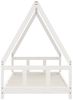 vidaXL Kinderbett Weiß 90x190 cm Massivholz Kiefer 834463 Bild 4