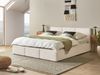 Bett mit Stauraum Bouclé BOUSSE 160 x 200 cm Cremeweiß Bild 3