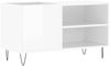 vidaXL Plattenschrank Hochglanz-Weiß 85x38x48 cm Holzwerkstoff 831702 Bild 2