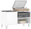 vidaXL Plattenschrank Hochglanz-Weiß 85x38x48 cm Holzwerkstoff 831702 Bild 3