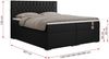 Boxspringbett mit 2 Bettkästen, Matratze und Topper - PERA - 180x200cm - Schwarz Kunstleder - H3 Bild 5