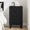 vidaXL Nachttisch Schwarz Eichen-Optik 40 x 40 x 66 cm Holzwerkstoff 882145 Bild 4