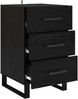 vidaXL Nachttisch Schwarz Eichen-Optik 40 x 40 x 66 cm Holzwerkstoff 882145 Bild 5