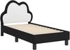 vidaXL Kinderbettgestell mit Kopfteil Schwarz 70 x 140 cm PU 42011172 Bild 4