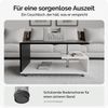 CASARIA® Couchtisch Orlando 95x55x50cm Weiß Schwarz Holz Wohnzimmertisch Bild 4