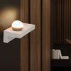 LED Wandleuchte, Metall, Beton, grau, 30 cm Bild 4