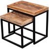 Couchtisch Lecce - 2er Set - Mangoholz natur Bild 5