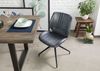 Stuhl Echtleder 51x61x84 blau IRON LABEL #511 Bild 2