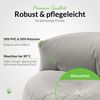 Green Bean® Sitzsack Sofa mit Füllmaterial - Lounge im Sitzsack-Design 90x50cm mit ergonomischer Rückenlehne & waschbarem Bezug - Indoor und Outdoor geeignet in Hellgrau Bild 5