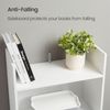 Bücherregal, Regal, Standregal, Büroregal, mit 5 Fächern, offen, für Wohnzimmer, Arbeitszimmer, Büro, als Raumteiler, 24 x 50 x 140 cm, Weiß Bild 4