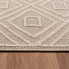 Carpettex Outdoorteppich Rauten Design, Läufer, Höhe: 8 mm, In& Outdoor Teppich Grau Rauten Design für Küchen Balkon Terrasse Bild 3