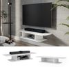 Tv-Schrank Lorio Weiß 105 x 18.2 cm offene Fächer Vicco Bild 2