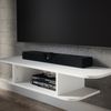 Tv-Schrank Lorio Weiß 105 x 18.2 cm offene Fächer Vicco Bild 5