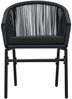 vidaXL 9-tlg. Garten-Essgruppe Schwarz 3099244 Bild 5