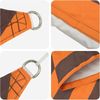 vidaXL Sonnensegel Orange und Braun 8 x 5 m 100 % Polyester Oxford 42031054 Bild 4