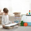 Relaxdays Spielzeugtruhe mit Bücherfächern Bild 4