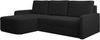 AX LIVING Ecksofa mit Schlaffunktion Nebbiolo 250 cm breit – schwarz Bild 4