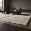 KADIMA DESIGN Teppich CIMA Wohnzimmer Schlafzimmer Waschbar Wohnzimmerteppich Esszimmer, Rechteckig, Höhe: 7 mm, Creme, 60x100 cm, Webteppich Strapazierfähig Uni Waschbar Bild 1