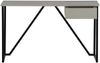 Schreibtisch New Julius aus FSC-Kiefernholz, modern mit Schublade, hellgrau, 126 x 53 cm Bild 5