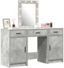 vidaXL Schminktisch mit Schubladen Grau 50 x 41 x 135 cm Holzwerkstoff 3334257 Bild 3