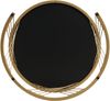 Kommode 70x70x45+50x50+40 cm, 2-teiliges Couchtisch-Set aus MDF in Marmor-Optik mit Goldakzenten, Weiß und Gold und Schwarz Bild 4