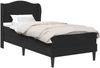 vidaXL Bettrahmen mit Kopfteil Schwarz 90x190 cm Kunstleder 3415137 Bild 2