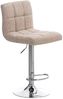 CLP Barhocker Peru STOFF drehbar und höhenverstellbar,creme Bild 2