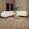 Bronx71 Ecksofa Vegas Bouclé weiß links/rechts Bild 5