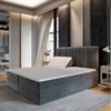 Masseno Boxbett BARINO 140x200 cm mit Bonell Matratze und Topper, Doppelbett, Polsterbett mit Kopfteil, Boxspringbett Bild 4