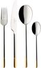Villeroy & Boch 'Ella' satiniert Tafelbesteck gold, silber 24-teilig Bild 4