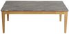 Couchtisch HWC-M55, Beistelltisch Sofatisch, Massiv-Holz HDF Laminat Melamin 46x120x70cm, Marmor/Stein-Optik helle Beine Bild 5