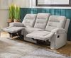 TV Sessel SYLT 3 Sitzer Couchgarnitur, Couch manuell verstellbar, Sofa in grau 444/19 Bild 3