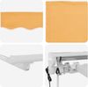 vidaXL Einziehbare Markise Sand 4x2 m Polyester und Aluminium 3425803 Bild 4
