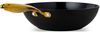 HENSSLERS Wok HSN, Aluminium (1-tlg), BLACK CERAMIC Antihaftbeschichtung, goldener Edelstahlgriff, Induktion Bild 3