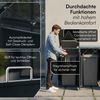 STEELSØN 'Xalara' Mülltonnenbox 2er je 240 Liter, anthrazit, Mülltonnenverkleidung aus Stahl, wetterfest, 116x80x134 cm, Müllbox für 2 Tonnen Bild 3
