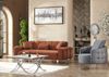 Sitzgruppe/Sofa Set - Wohnzimmergarnitur "Niva" 3+3+1-Grau/Orange Bild 2